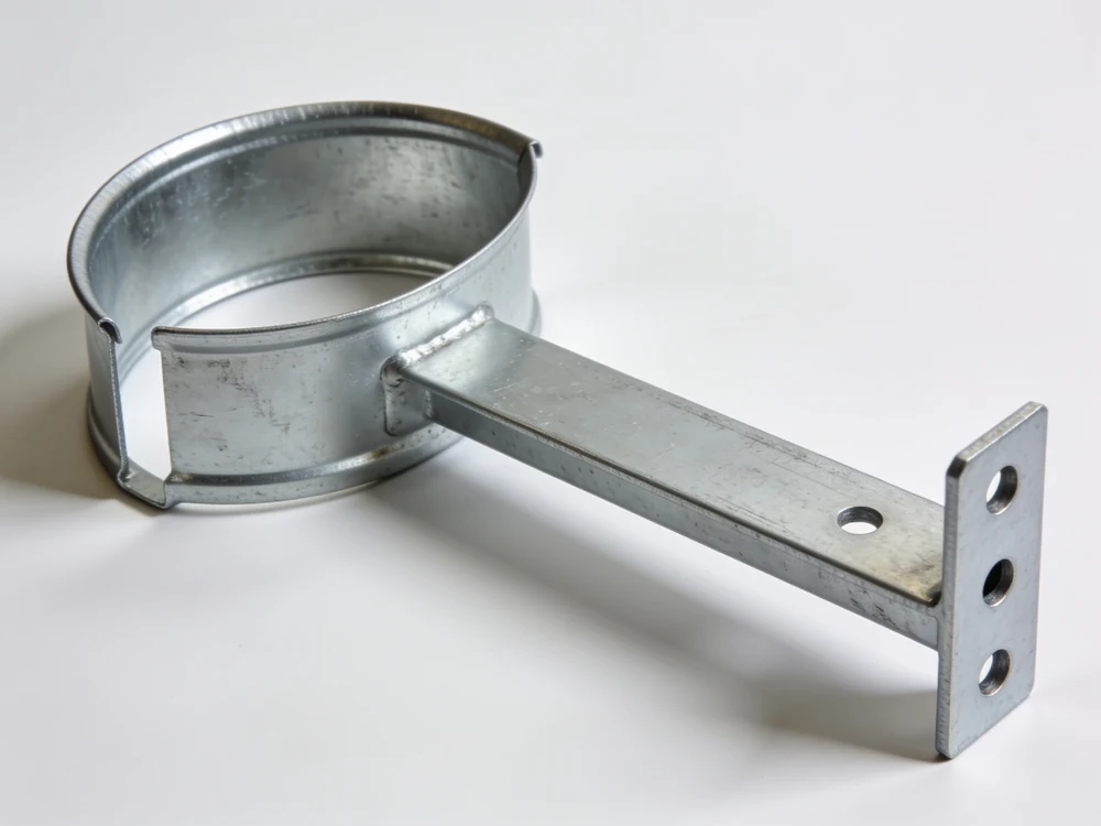 Half-round rafter strap — Galvanized steel
