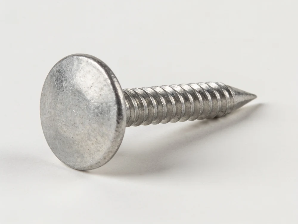 Annular-ring galvanized nail — Galvanized steel
